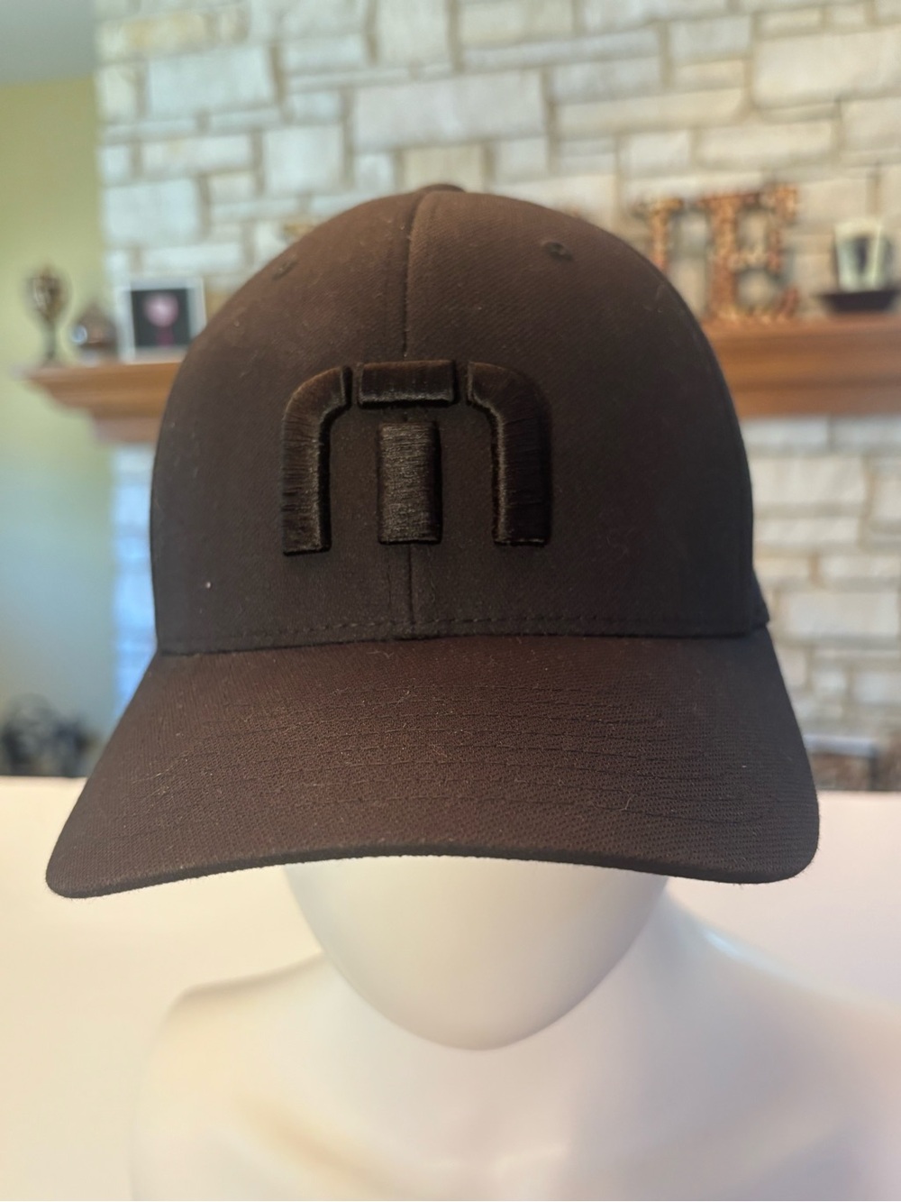 Travis Matthew Black Golf Hat Cap Adult Flexfit One Size Adjustable Snap